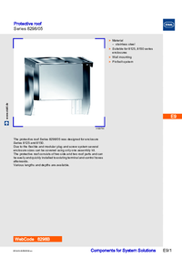 Thumbnail of document Data Sheet Protective Roof Series 8298 05 EN 20277